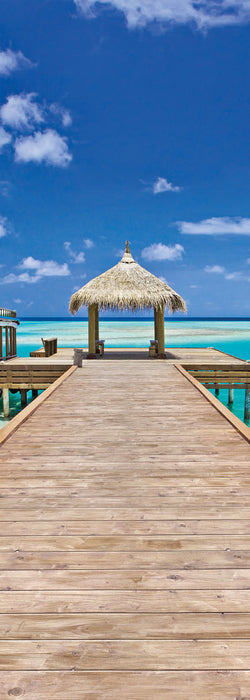 Digitaldruck Vlies Fototapete | Beach Resort | 100 x 280 cm