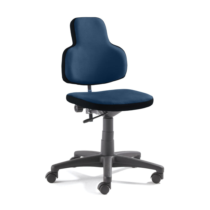 Mitwachsender Kinderdrehstuhl, 4 - 12 Jahre, 2207 | Gestell Schwarz