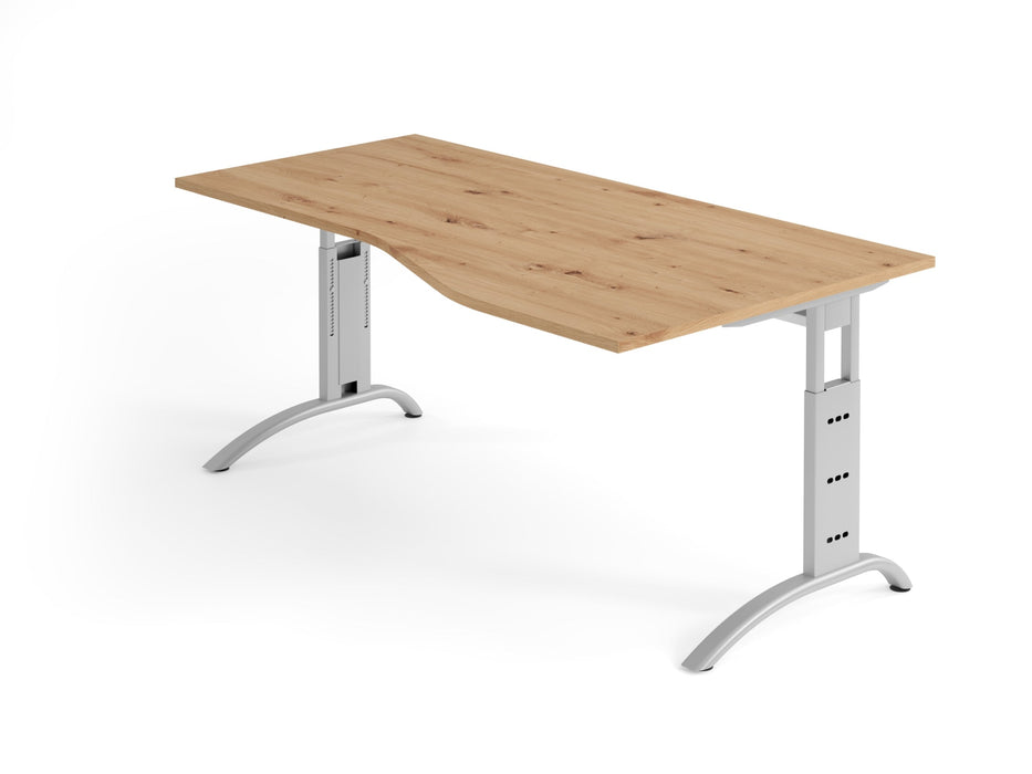 Hammerbacher | Schreibtisch C-Fuß 180x100 / 80cm Asteiche