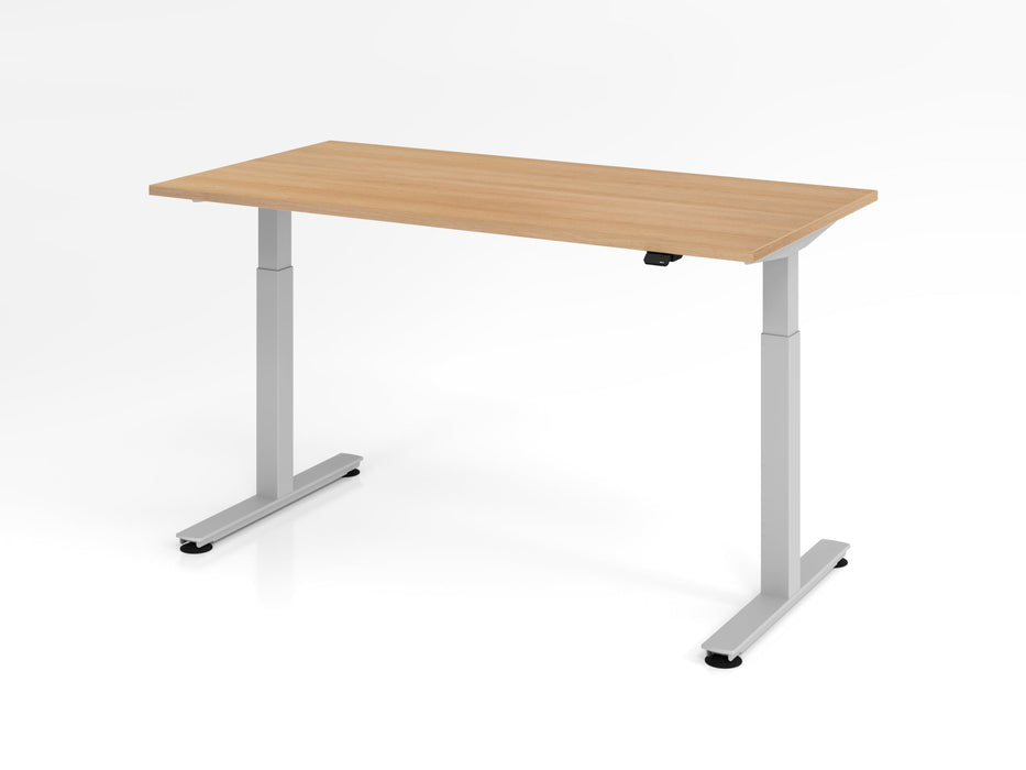 Hammerbacher | Sitz-Steh-Schreibtisch el.160x80cm Eiche