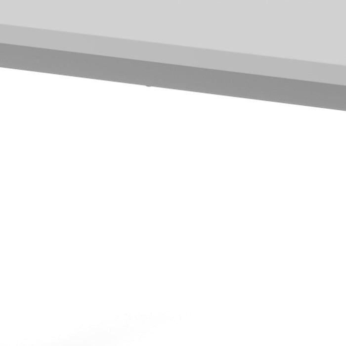 Hammerbacher | Schreibtisch 4Fuß-rd.160x80cm Grau / Silber