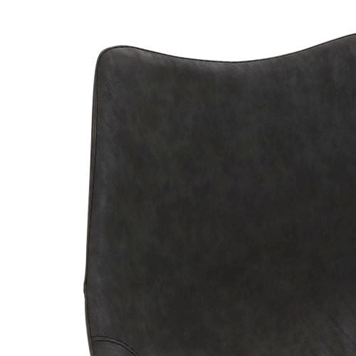 Tresenhocker | mySOLO | Schwarz | Gestell Edelstahl gebürstet