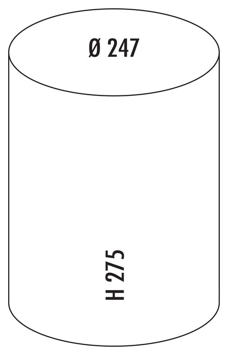Naber | Ersatzbehälter | schwarz | 11 Liter