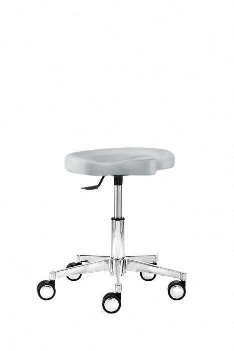 Funktionsdrehhocker 1298 | Gestell Aluminium poliert