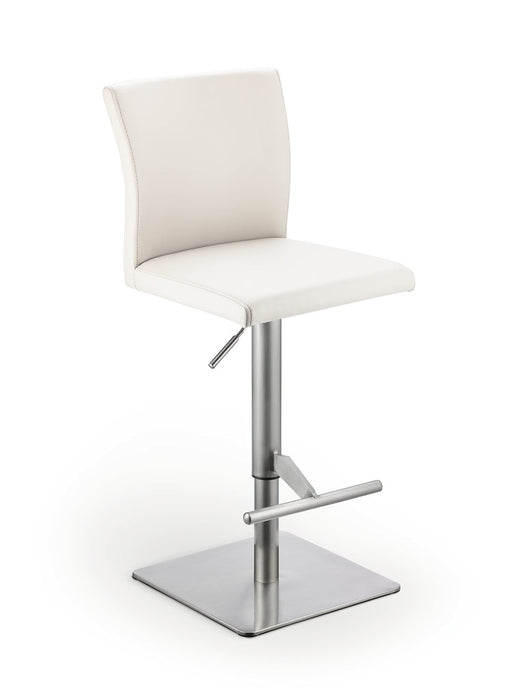 Naber | Buono K | Hocker | Gestell Edelstahl | Bezug creme (31507)