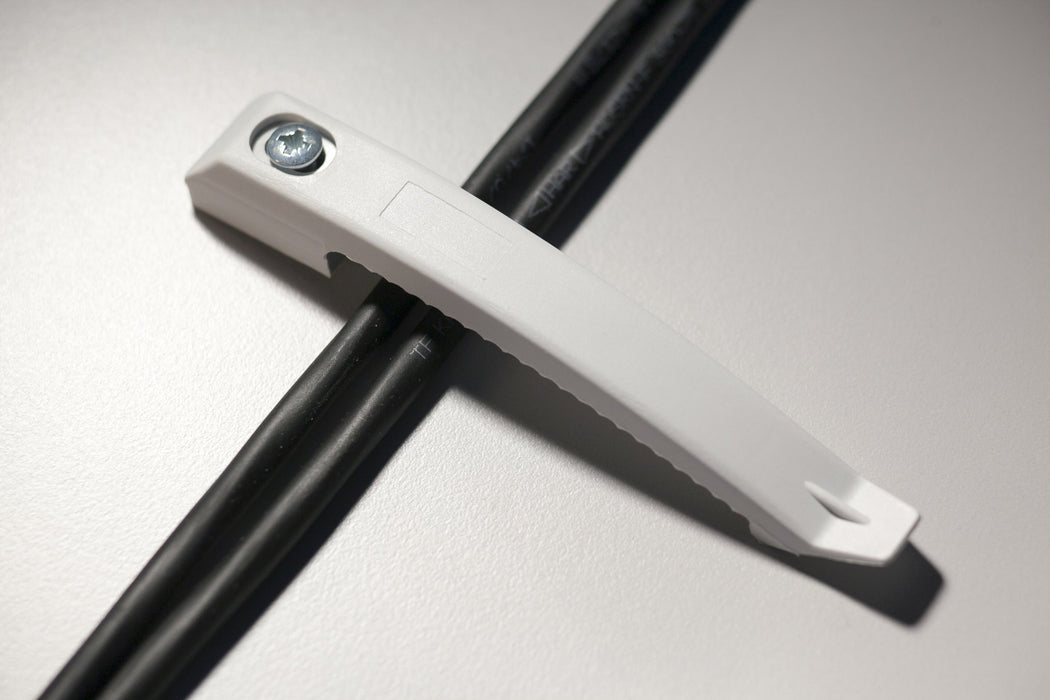 Hammerbacher | Set mit 5 Kabelklemmen und Schrauben