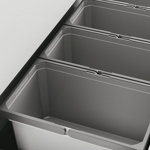 Naber | Cox® Box 235 S 1000-4 Abfallsammler für vorhandene Auszüge hellgrau