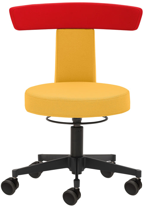 Mayer | Funktionsdrehhocker 1262 | Mehrfarbig | Gestell Schwarz