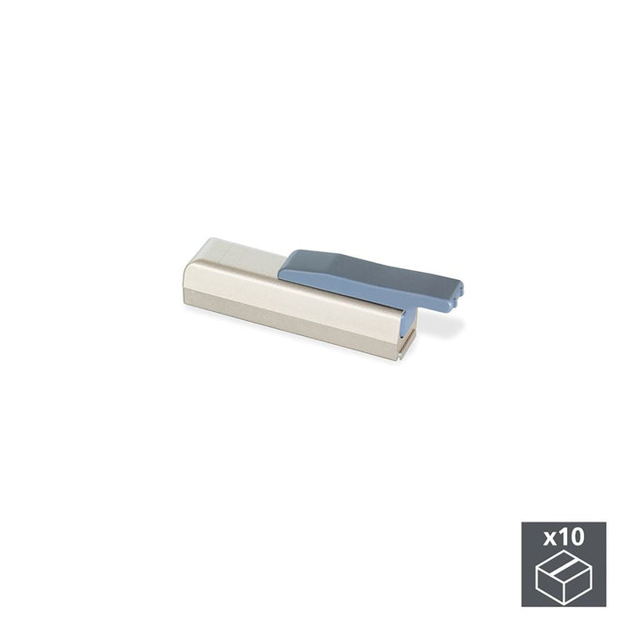 Kit von 10 Dämpfungskolben Mildy Flügeltür, Schließautomatik, Kunststoff, Matt vernickelt