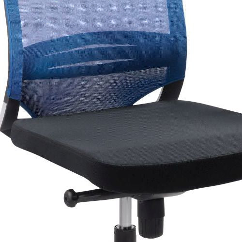 Drehstuhl | myOPTIMAX | Blau Schwarz | Gestell Schwarz