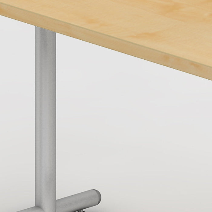 Hammerbacher | Schreibtisch C-Fuß 160x80cm Ahorn / Silber