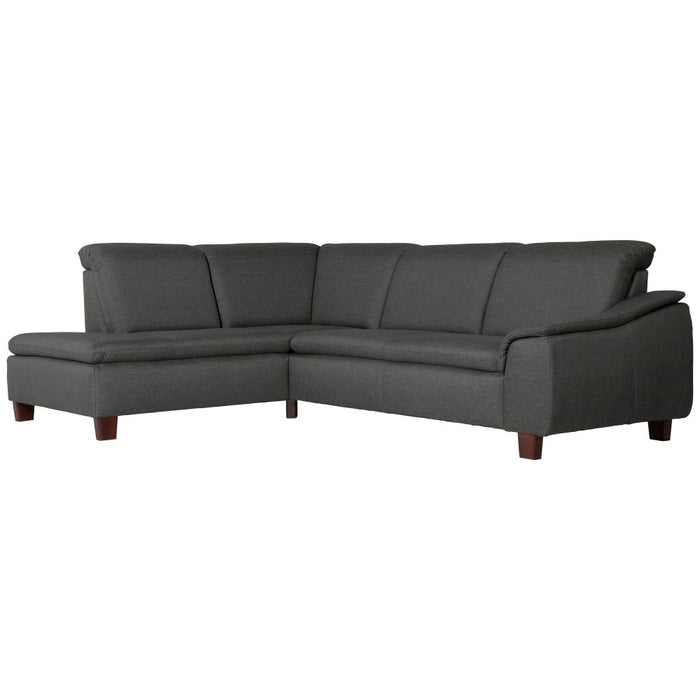 Aaron | Ecksofa links mit Sofa 2,5-Sitzer rechts