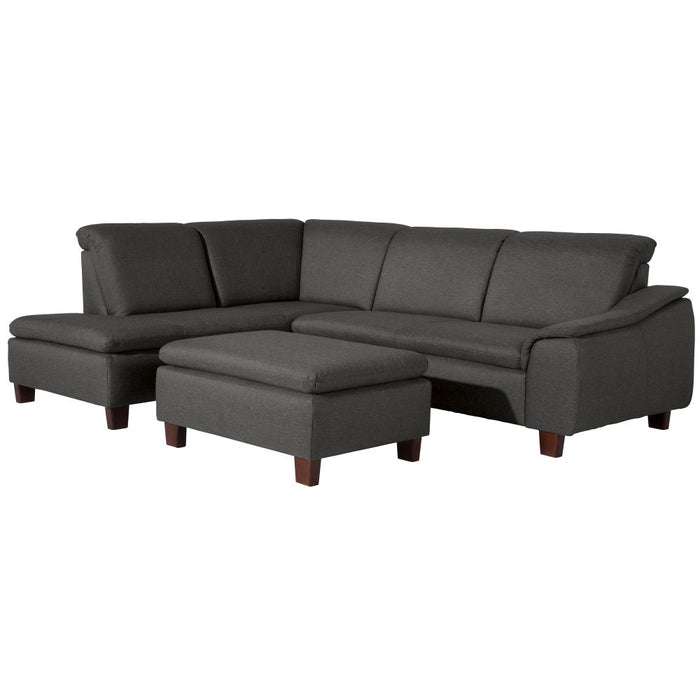 Aaron | Ecksofa links mit Sofa 2,5-Sitzer rechts