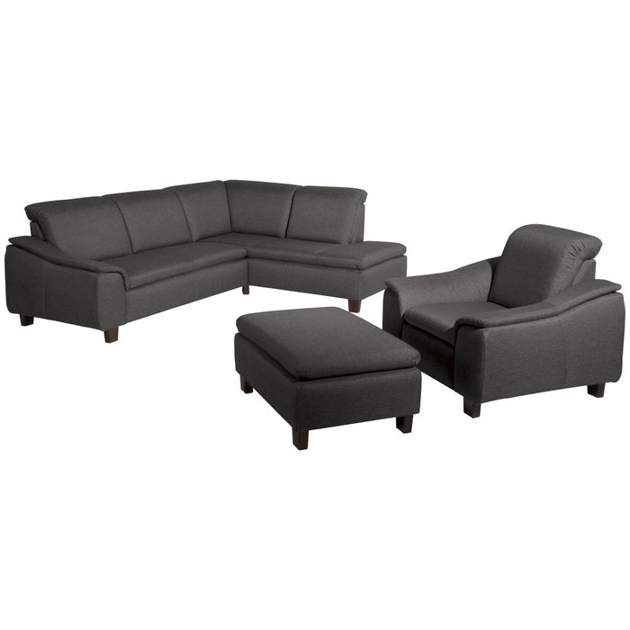 Aaron | Sofa 2,5-Sitzer links mit Ecksofa rechts