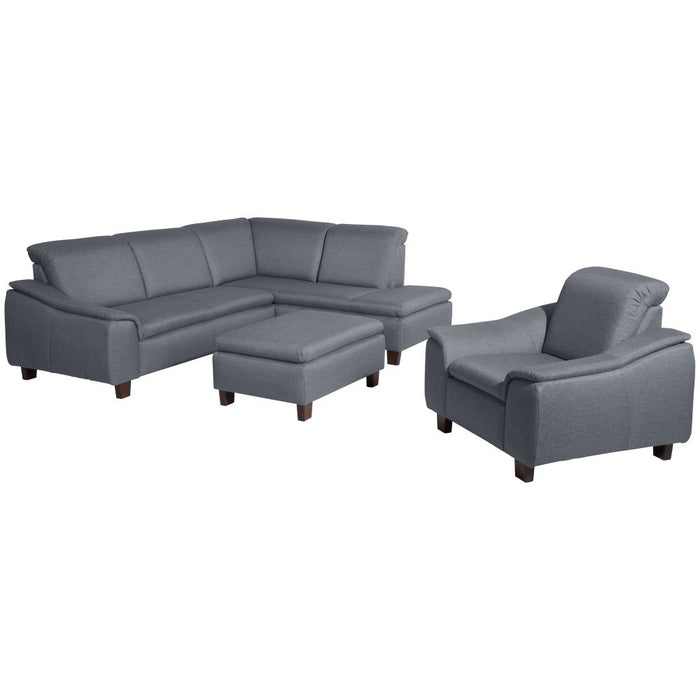 Aaron | Sofa 2,5-Sitzer links mit Ecksofa rechts