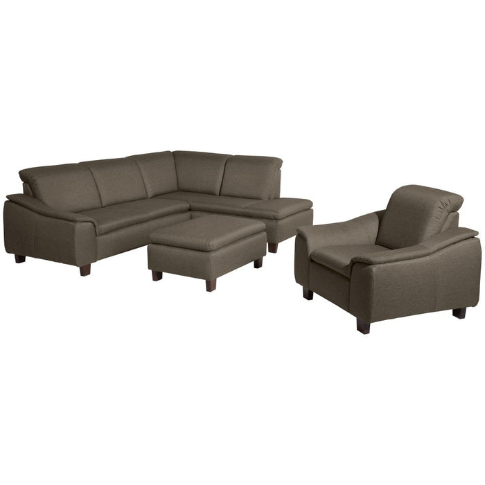 Aaron | Sofa 2,5-Sitzer links mit Ecksofa rechts