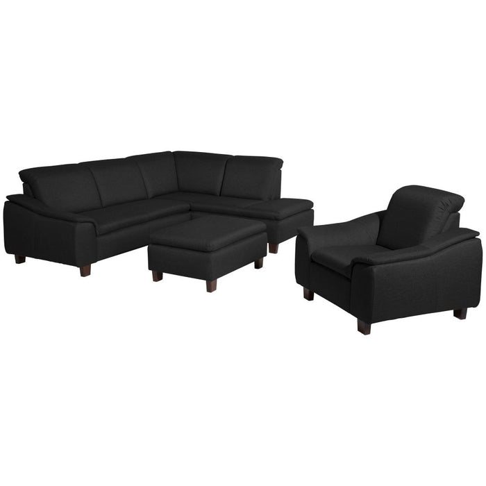 Aaron | Sofa 2,5-Sitzer links mit Ecksofa rechts