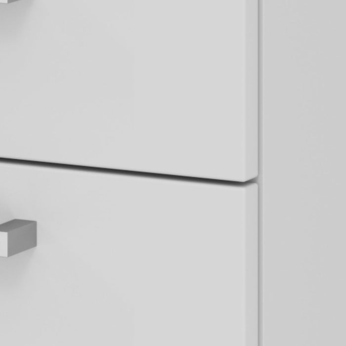 Hammerbacher | Rollcontainer 58cm, 3 Schübe, Schloß CE Grau