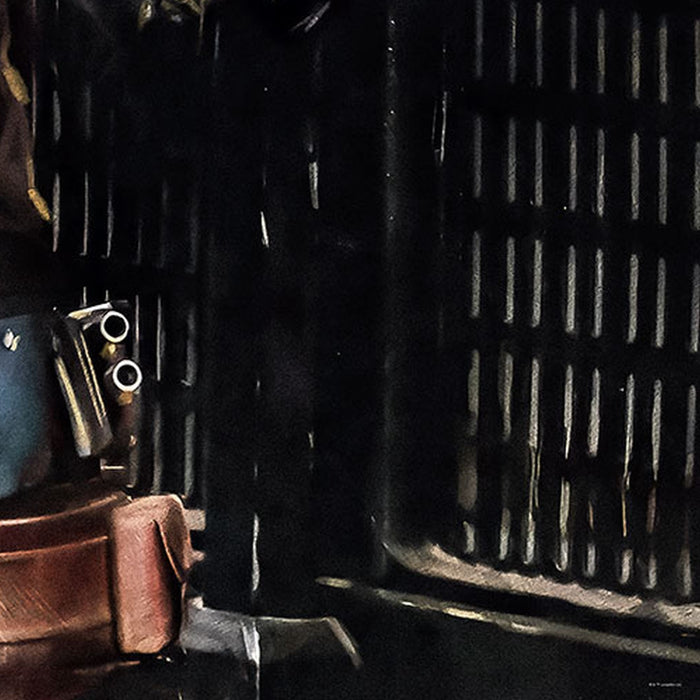 Vlies Fototapete | Mandalorian Fight Posture | Größe 200 x 280 cm