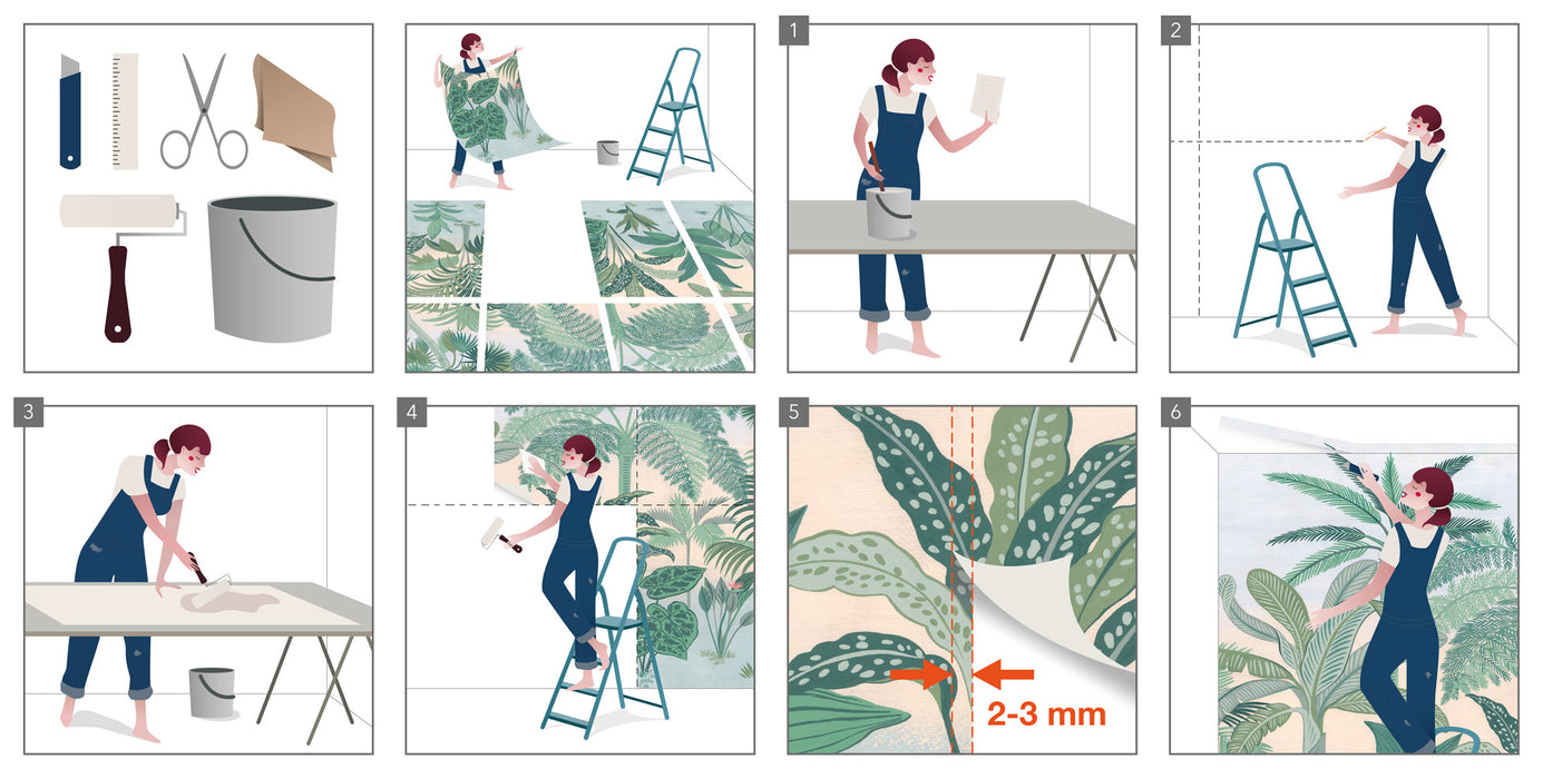 Komar NEU | Papier Fototapete - On Top - Größe 368 x 254 cm