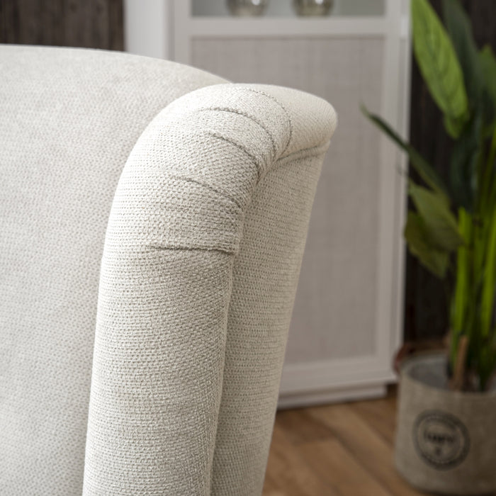 Anton | Sessel | Flachgewebe | Silber