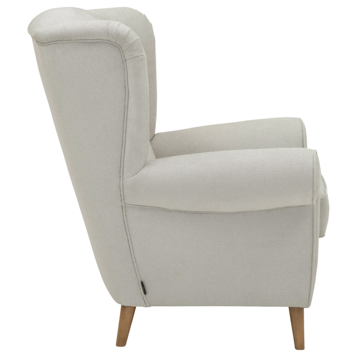 Anton | Sessel | Flachgewebe | Silber