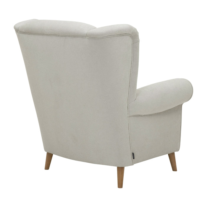 Anton | Sessel | Flachgewebe | Silber