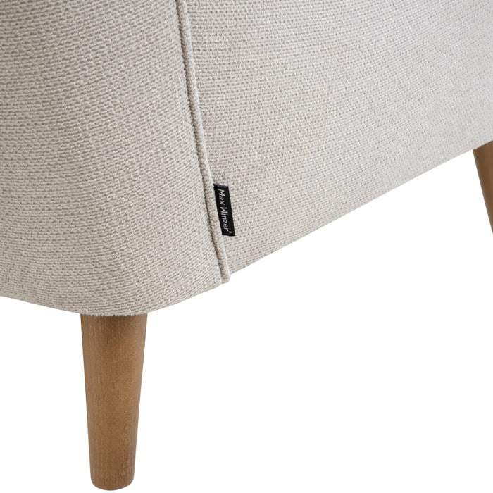 Anton | Sessel | Flachgewebe | Silber