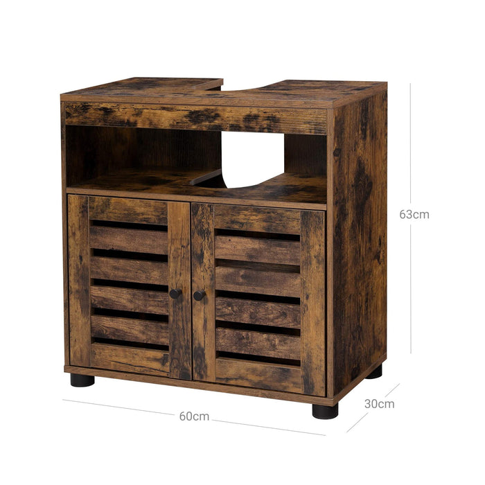 NEU | VASAGLE | Waschbeckenunterschrank Vintagebraun