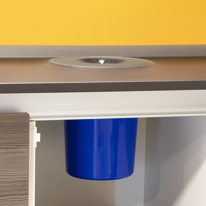 Recyclingbehälter 7 Liter, Edelstahl Kunststoff