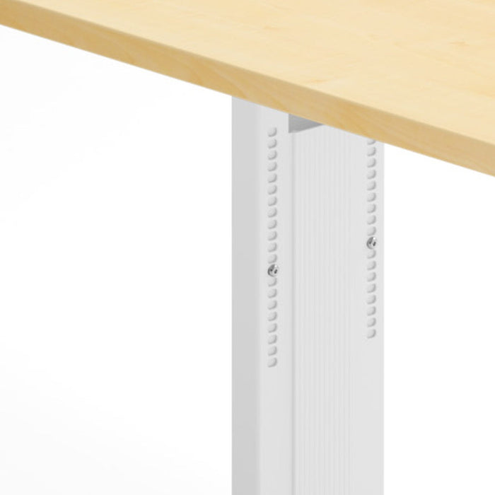 Hammerbacher | Schreibtisch C-Fuß 120x80cm Ahorn / Weiß