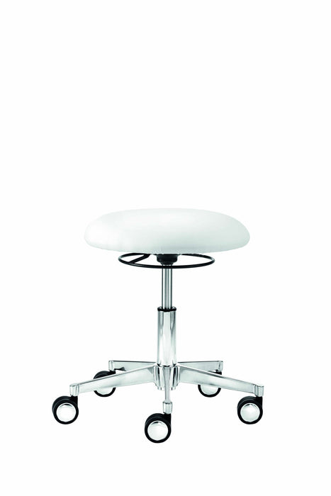 Funktionsdrehhocker 1290 | Gestell Aluminium poliert