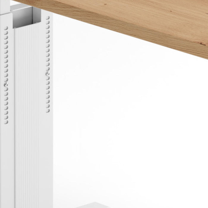 Hammerbacher | Schreibtisch C-Fuß 140x67cm Asteiche / Weiß