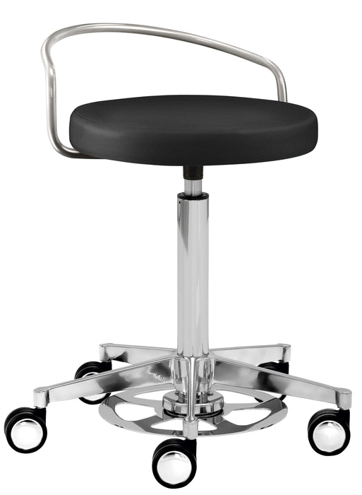 Funktionsdrehhocker 1394 | Gestell Chrom/Aluminium poliert