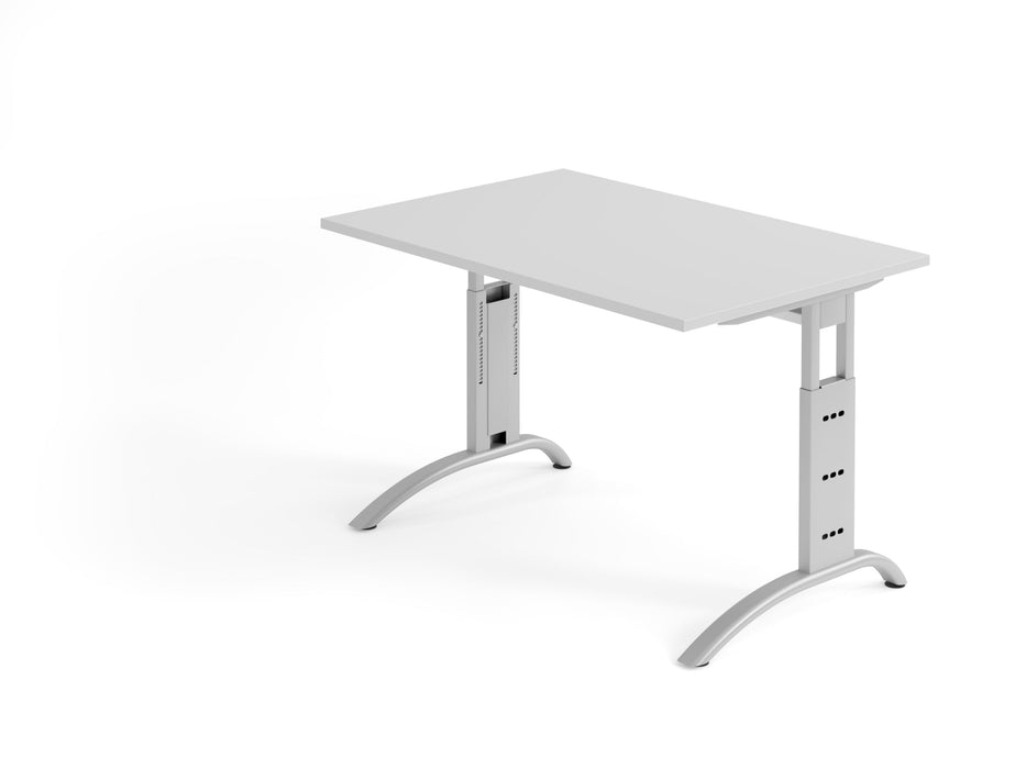 Hammerbacher | Schreibtisch C-Fuß 120x80cm Grau