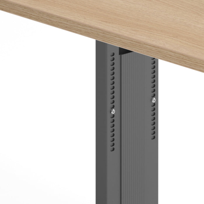 Hammerbacher | Schreibtisch C-Fuß 120x80cm Eiche / Graphit