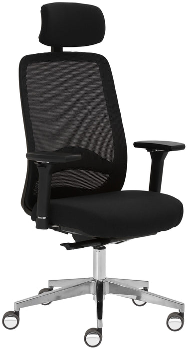 Drehstuhl 2228 | Gestell Aluminium poliert