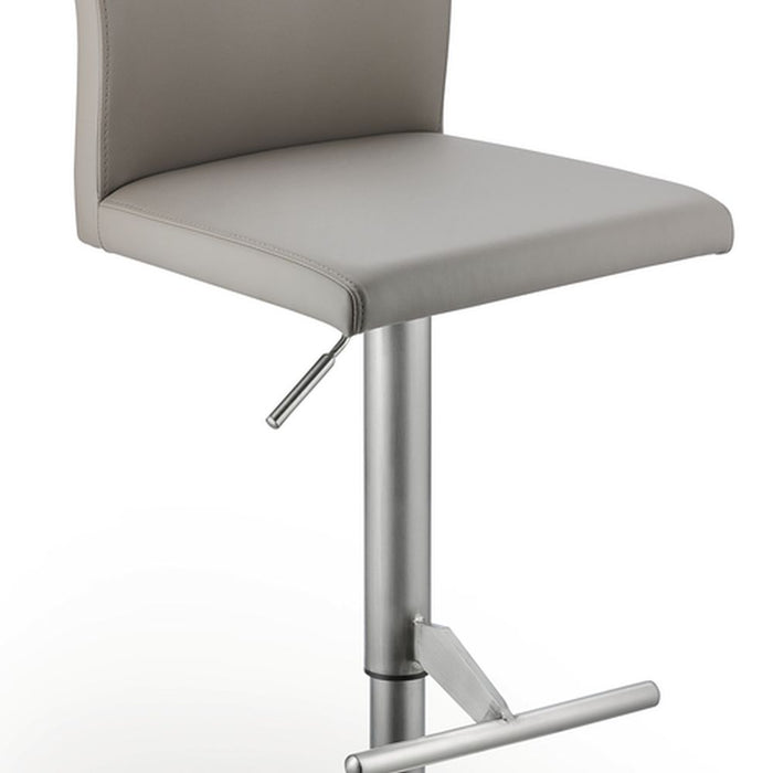 Naber | Buono | Hocker Barhocker Küchenhocker | Edelstahl schlamm hell