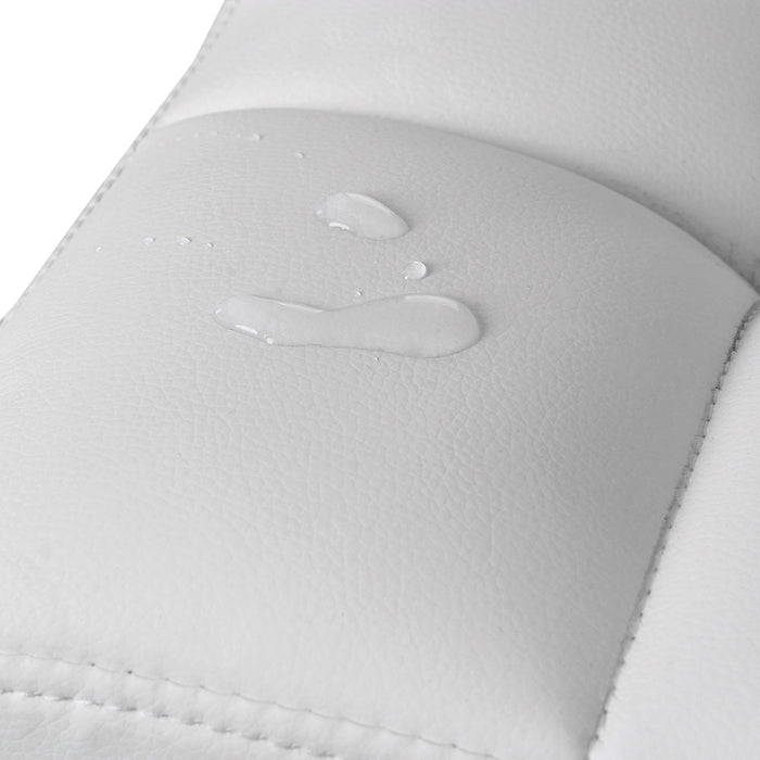 SONGMICS | Barhocker 2er Set Kunstleder Weiß