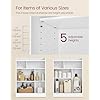 AUSLAUF VASAGLE | Bathroom Cabinet, Narrow Bathroom Storage Unit, Toilet Paper Holder und Brush Compartment, Sliding Doors, Adjustable Shelves, Next to Toilet, 20 x 60 x 80 cm, Cloud weiß BBC752W01