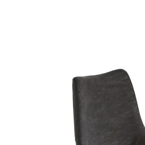 Bar- und Tresenhocker | myTOBY | Schwarz | Gestell Grau