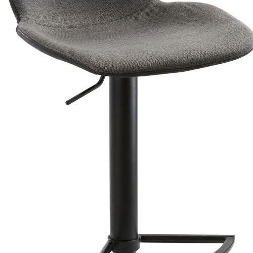 Bar- und Tresenhocker | myMARCO | Anthrazit meliert Schwarz | Gestell Schwarz pulverbeschichtet