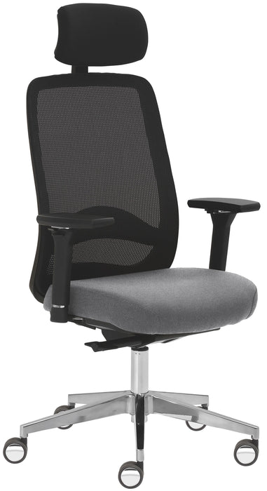 Drehstuhl 2228 | Gestell Aluminium poliert