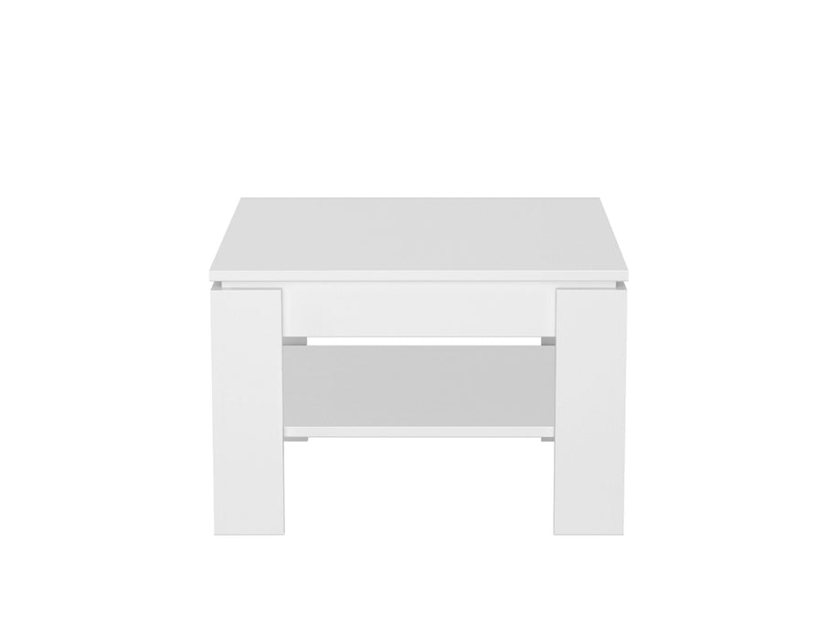 Hometrend | Basic Beistelltisch | Weiß