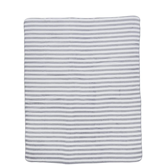 Wohndecke STRIPES 150x200cm Silver