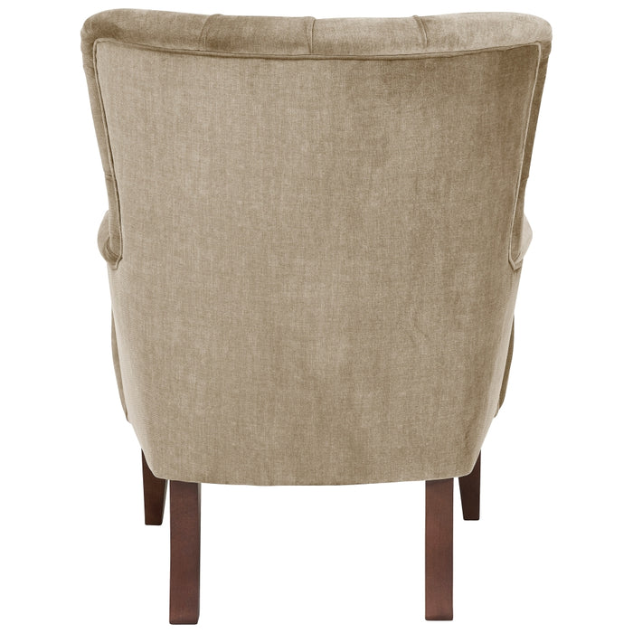 NEU Max Winzer | Brandon | Sessel | Samtvelours | Füße Buche Nussbaum Dunkel Lackiert (konisch)