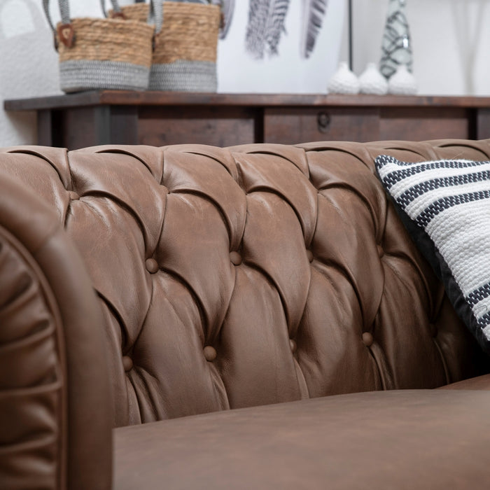 NEU Max Winzer | Bridgeport | Sofa | Sofa 3-Sitzer / Sofa 2-Sitzer / Sessel | Füße Buche Nussbaum Dunkel Lackiert (gedrechselt)