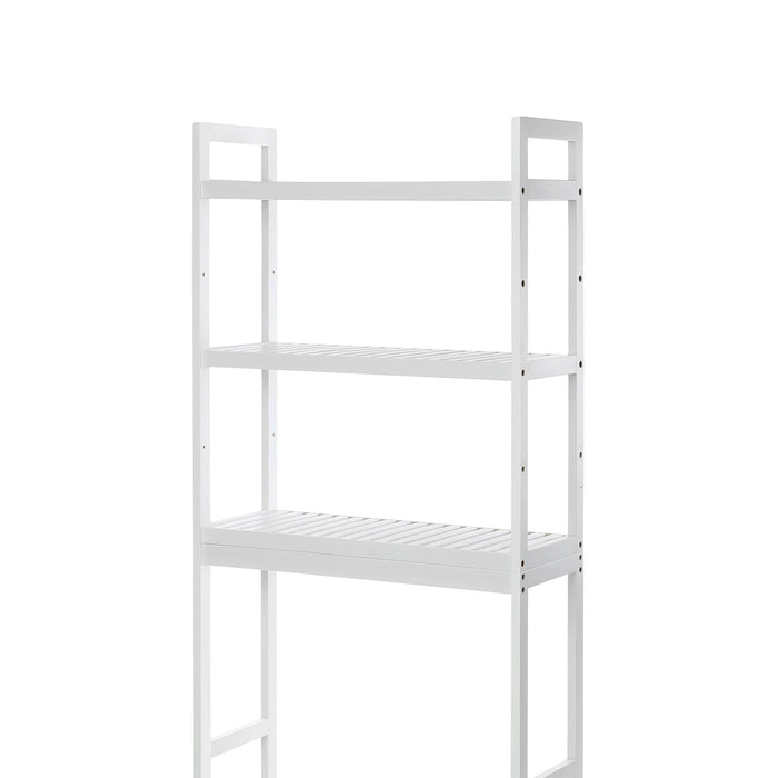 NEU | SONGMICS | Toilettenregal mit 3 Ablagen Weiß