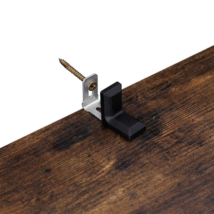 AUSLAUF VASAGLE | Bookshelf, Tree-Shaped Bookcase with 13 Storage Shelves, 86 x 25 x 140 cm, with Rounded Corners, rustikal braun LBC67BXV1