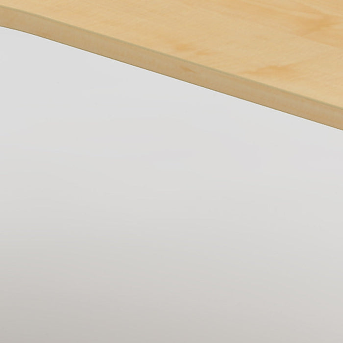 Hammerbacher | Winkeltisch U-Fuß eckig 200x120cm 90° Ahorn